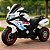 Moto Elétrica Infantil RR 1000 Branca - Unitoys - Imagem 3