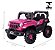 Mini Carro Elétrico Jipe Rosa Off Road 12V - Imagem 5