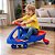 Carrinho De Rolimã Infantil Super Car Azul 360° Com Led - Imagem 1