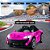 Carro Elétrico Infantil 6v Esportivo Ml Rosa Controle Remoto - Imagem 2