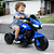 Mini Moto Elétrica Infantil 6v Dark Azul Com Musica E Luz - Imagem 1