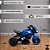 Mini Moto Elétrica Infantil 6v Dark Azul Com Musica E Luz - Imagem 3