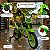 Bicicleta Infantil Motocross Aro 16 Verde Com Rodinhas De Apoio - Imagem 3