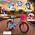 Bicicleta Infantil Aro 16 Love Tiffany Rosa Com Roda De Apoio E Cestinha - Imagem 2