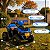 Mini Quadriciclo Elétrico Infantil Adventure 6v Azul Com Led Unitoys - Imagem 3