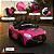 Carro Elétrico Infantil 6v Sportive Rosa Controle Remoto - Imagem 2