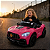 Carro Elétrico Infantil 6v Sportive Rosa Controle Remoto - Imagem 1