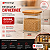 Pote De Vidro Com Tampa De Bambu Hermetico 800ml - Imagem 2