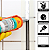 Selante Sikaflex Universal Branco Cartucho 300ml - SIKA - Imagem 3