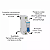 Disjuntor TDJ3 ‘DIN’ Unipolar 20A C – TRAMONTINA - Imagem 2