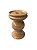 Castiçal ceramica nude cintilante 15cm - Imagem 1