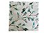 Guardanapo branco floral/verde 40X40 - Imagem 3