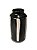 Vaso ceramica preto listras bege - Imagem 1