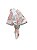 Guardanapo off white estampado em salmão - Imagem 1