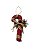 Enfeite natal árvore bengala sisal vermelho - Imagem 2