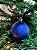 Bola natal em tubo mista c/ 12 und azul 6cm - Imagem 2
