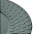 Sousplat waves verde 33cm - Imagem 3