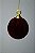 Bola decor veludo bordo 10cm c/ 03 - Imagem 1