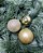 BOLA NATAL EM TUBO MISTA DOURADO COM 12 UNIDADES 6CM - Imagem 1