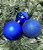 BOLA NATAL EM TUBO C/6 UND (AZUL) 8cm - Imagem 2