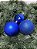 BOLA NATAL EM TUBO C/6 UND (AZUL) 8cm - Imagem 3