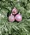 BOLA NATAL C/12 UND ROSA CLARO 4CM - Imagem 1