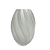 VASO VIDRO BRANCO 17,7cm - Imagem 1