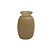 VASO DECOR VIDRO BEGE 10cm - Imagem 1