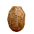 VASO  VIDRO TERRACOTA 21,5cm - Imagem 1