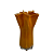 VASO VIDRO MOSTARDA 36cm - Imagem 1