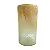 VASO DECOR VIDRO (BEGE) 30cm 15d - Imagem 1