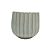 VASO CERAMICA BRANCO 15cm - Imagem 1