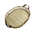 Bandeja oval fibra natural - Imagem 1
