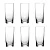 Jogo de 6 copos Vital em vidro 465ml A16cm - Imagem 1