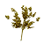 Folha decorativa eucalipto natal glitter dourado - Imagem 1