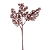 FOLHA C/GLITTER ROSE - Imagem 1