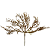 FOLHA GRASS C/GLITTER  BRONZE - Imagem 1