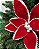 POINSETIA VERMELHO/BRANCO 40cm - Imagem 2