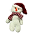 ENFEITE PENDURADO URSO 12CM - Imagem 2