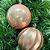 BOLA NATAL GOMOS LISA 8CM - Imagem 1