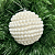 BOLA NATAL BRANCO 8CM TREND CANDY - Imagem 1