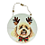 Moldura  Natal Adorno Pet Decorativo - Imagem 1