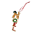 ENFEITE PENDENTE NOEL PEACE JOY SORT 12cm - Imagem 2