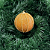 BOLA NATAL LISTRAS OURO 8CM - Imagem 1
