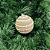 BOLA NATAL PEROLA CHA BRANCO 8CM - Imagem 1