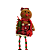Boneca Natal Ginger Sentada 45cm - Imagem 1