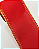FITA ARAMADA VERMELHO/DOURADO 10cmx9.14m - Imagem 1