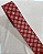 Fita Aramada Xadrez vermelha - 6,3cm x 9,14m - Imagem 1