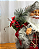 PAPAI NOEL EM PE VERMELHO/CINZA 45cm - Imagem 1