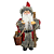 Papai Noel Em Pé 30cm - Imagem 1